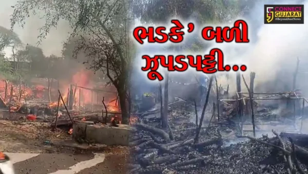 ભરૂચ : શક્તિનાથ વિસ્તારની ઝૂપડપટ્ટીમાં આગ ફાટી નીકળતા અફરાતફરી, ફાયર ફાઇટરો દોડ્યા, કોઈ જાનહાનિ નહીં…