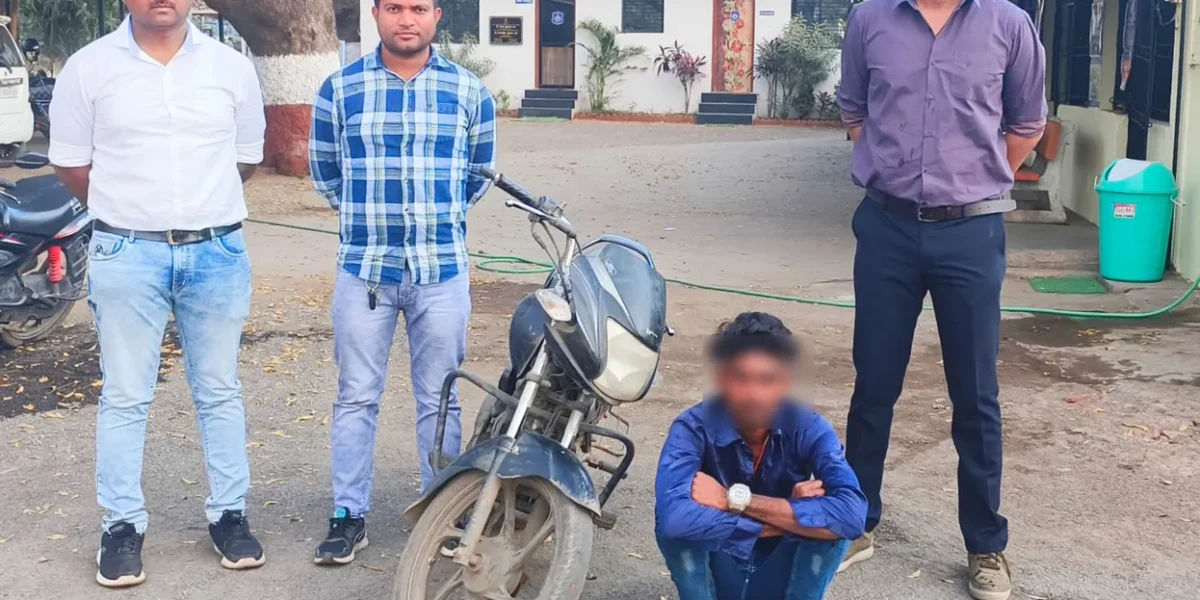 ભરૂચ: ક્રાઇમ બ્રાન્ચે રાજપારડી નજીકથી ચોરીની બાઈક સાથે એક ઇસમની કરી અટકાયત