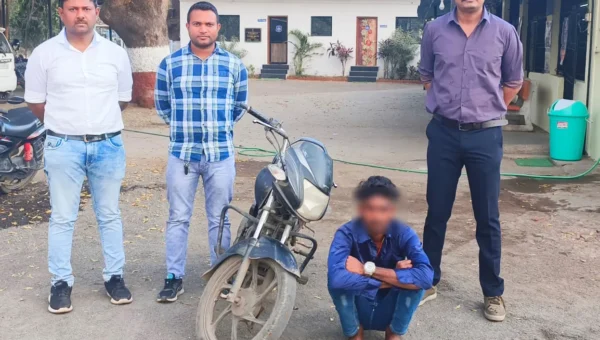 ભરૂચ: ક્રાઇમ બ્રાન્ચે રાજપારડી નજીકથી ચોરીની બાઈક સાથે એક ઇસમની કરી અટકાયત