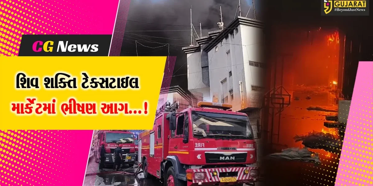 સુરત : રિંગ રોડ વિસ્તારમાં શિવ શક્તિ ટેક્સટાઇલ માર્કેટમાં ભીષણ આગથી અફરાતફરી સર્જાઇ,એક વ્યક્તિનું નીપજ્યું મોત