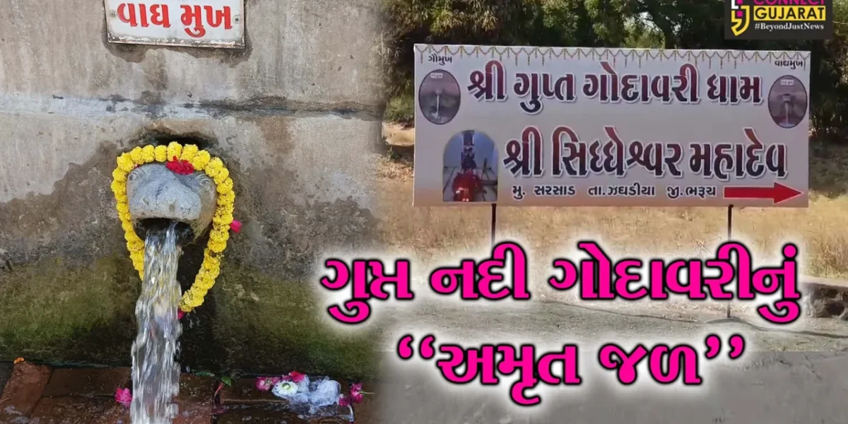 ભરૂચ : ઝઘડિયાના સરસાડ ગામે વહેતી ગુપ્ત નદી ગોદાવરીનું જળસ્નાન ચર્મરોગ માટે ચમત્કારિક હોવાની લોકોમાં માન્યતા…