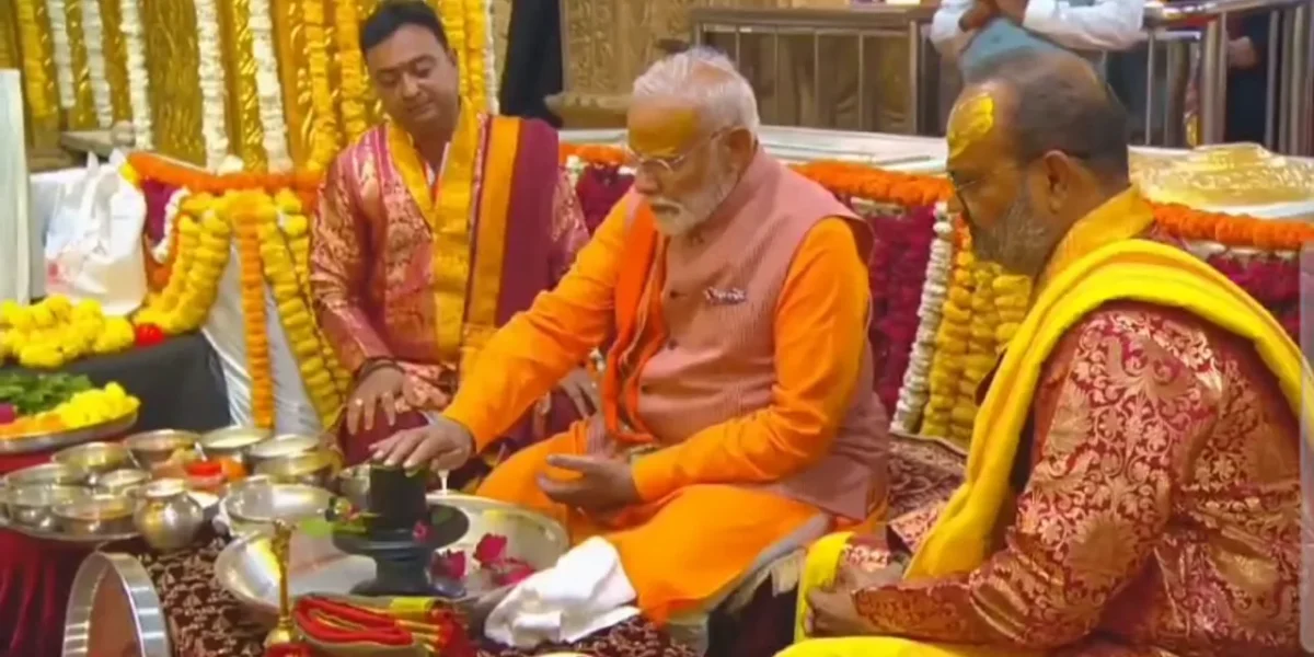 વડાપ્રધાન નરેન્દ્ર મોદીએ સમનાથ મહાદેવના કર્યા દર્શન,શાસ્ત્રોક્ત વિધિથી કરી મહાદેવની પૂજા