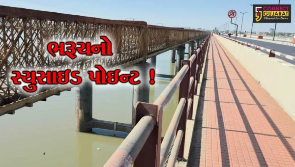 ભરૂચ: નર્મદા મૈયા બ્રિજ બન્યો સ્યુસાઇડ પોઇન્ટ,બ્રિજની બન્ને તરફ જાળી લગાવવાની માંગ