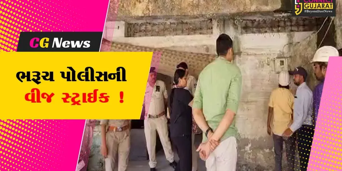ભરૂચ પોલીસની અસામાજિક તત્વો પર વીજ સ્ટ્રાઇકથી ફફડાટ, મકાનના વીજ કનેક્શનની કરાય તપાસ-308 ગુનેગારોની યાદી તૈયાર
