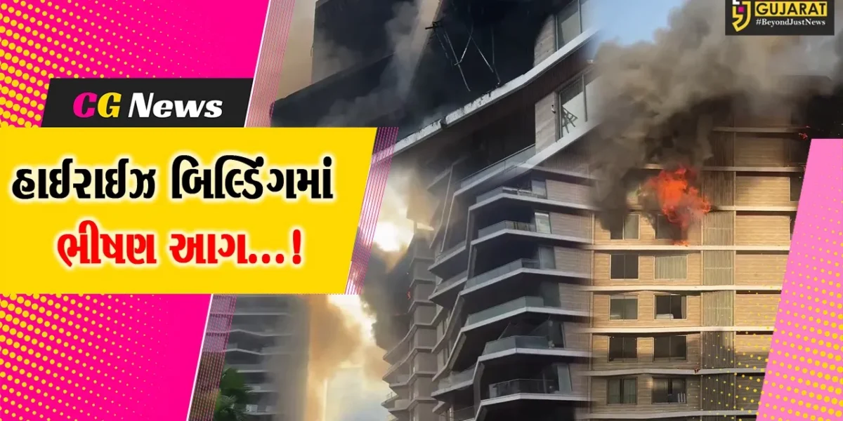 સુરત : વેસુમાં હેપ્પી એન્કલેવ ફ્લેટના ત્રણ માળ આગની ચપેટમાં આવ્યા,ગૃહમંત્રી પણ લાશ્કરો સાથે જોડાયા