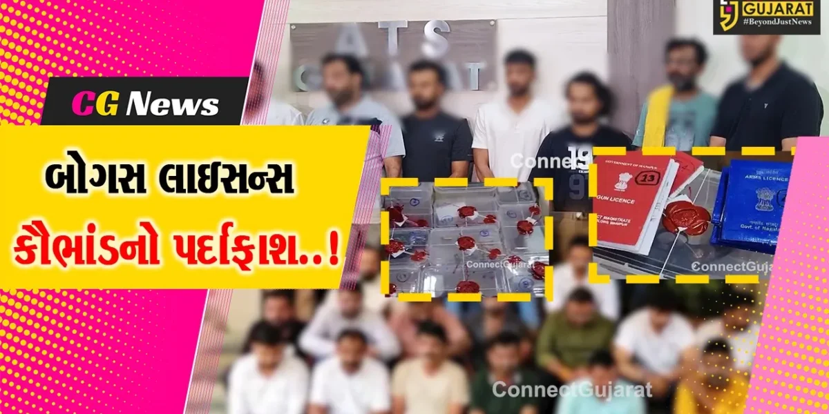 ગુજરાત ATS દ્વારા સઘન તપાસ : મણિપુર-નાગાલેન્ડના બોગસ લાઇસન્સના આધારે હથિયાર ખરીદવાના કૌભાંડની ચર્ચા..!