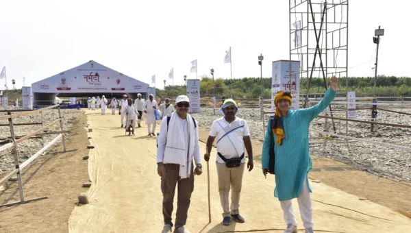 નર્મદે હરના નાદ સાથે આગળ વધી રહી છે પંચકોષી નર્મદા પરિક્રમા,તંત્રની વ્યવસ્થાને બિરદાવતા પરિક્રમાવાસી