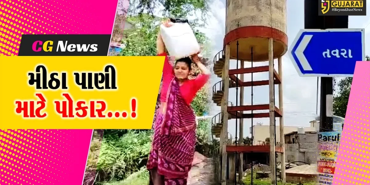 ભરૂચ : નર્મદા નદીના કિનારે વસેલા તવરા ગામના રહીશોના મીઠા પાણી માટે વલખા,પાંચ જેટલી પાણીની ટાંકીઓ બની શોભામય