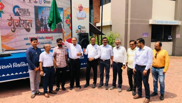 અંકલેશ્વર: MSME ઉદ્યોગને પ્રોત્સાહન આપવા આયોજિત ગુણવત્તા યાત્રાનું સ્વાગત કરાયું, યાત્રા રાજ્યના 33 જિલ્લાઓમાં ફરશે