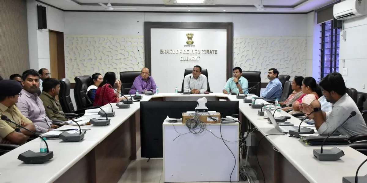 ભરૂચ: જિલ્લા પ્રવાસન વિકાસ સોસાયટીની કલેક્ટરની અધ્યક્ષતામાં બેઠક યોજાઈ