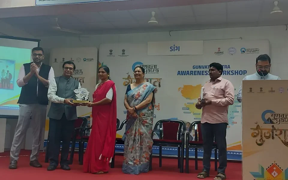 ડાંગ કૃષિ વિદ્યાલય ખાતે ગુણવત્તા યાત્રા એવરનેસ વર્કશોપ યોજાયો