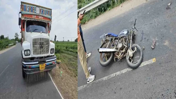 ભરૂચ: ઉમલ્લા નજીક ટ્રકની ટકકરે બાઈક સવાર યુવાનનું મોત, અન્ય યુવાનને ઇજા