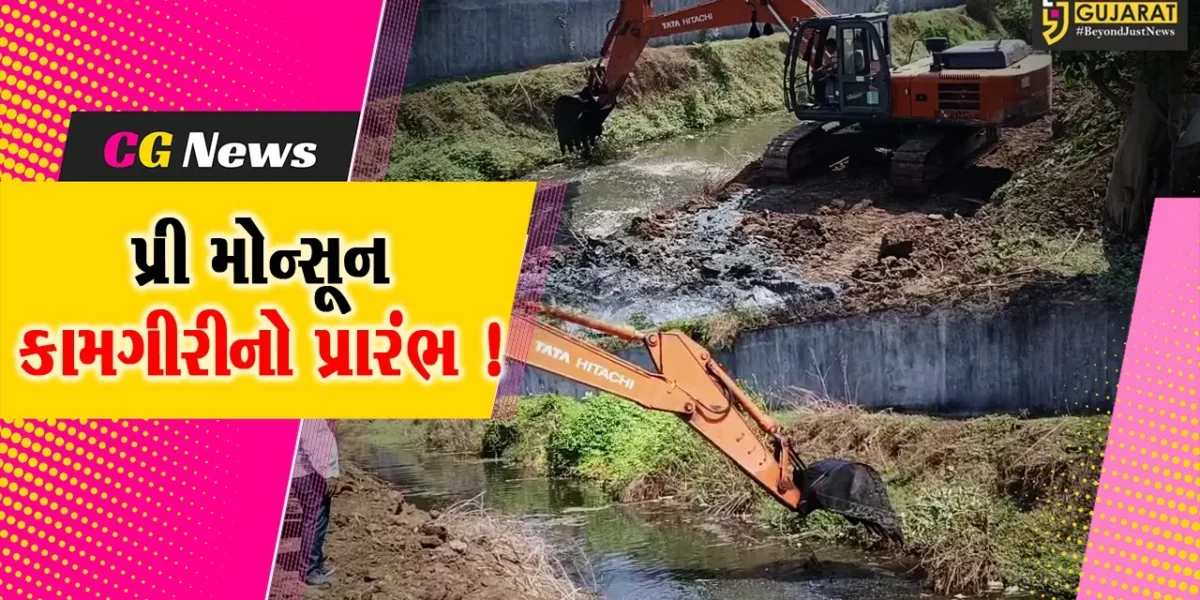 અંકલેશ્વર: નગર સેવા સદન દ્વારા પ્રી મોન્સૂન કામગીરીનો કરાયો પ્રારંભ, વરસાદી કાંસની સાફ સફાઈ શરૂ