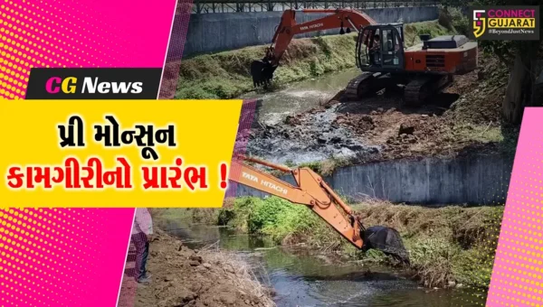 અંકલેશ્વર: નગર સેવા સદન દ્વારા પ્રી મોન્સૂન કામગીરીનો કરાયો પ્રારંભ, વરસાદી કાંસની સાફ સફાઈ શરૂ