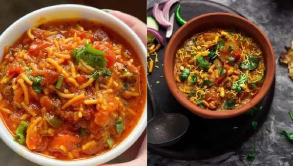 શું તમે ક્યારેય સેવ ટામેટાની સબ્જી ખાધી? જો તમે આ રેસીપીથી બનાવશો તો તે ક્રિસ્પી અને તીખી બનશે.