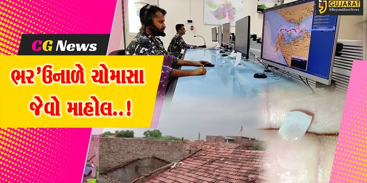 ગુજરાતમાં ભર’ઉનાળે ચોમાસા જેવો માહોલ : વીજળીના કડાકા સાથે કરા પડ્યા, ખેડૂતોના લલાટે ચિંતાની લકીર