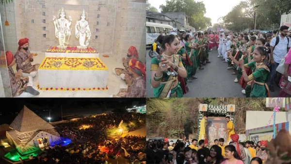 અંકલેશ્વર : ભાવપ્રતિષ્ઠા મહોત્સવ અંતર્ગત અગસ્તિ ભારતવર્ષ શાળા સુધી ભગવાન લક્ષ્મીનારાયણની ભવ્ય શોભાયાત્રા યોજાય