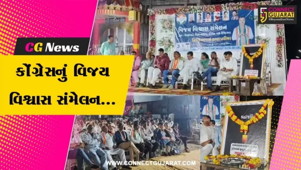 જુનાગઢ : ભેંસાણમાં કોંગ્રેસ દ્વારા વિજય વિશ્વાસ સંમેલન યોજાયું, અમદાવાદ પ્લેન દુર્ઘટનામાં મૃતકોને શ્રદ્ધાંજલી અર્પણ કરાય…