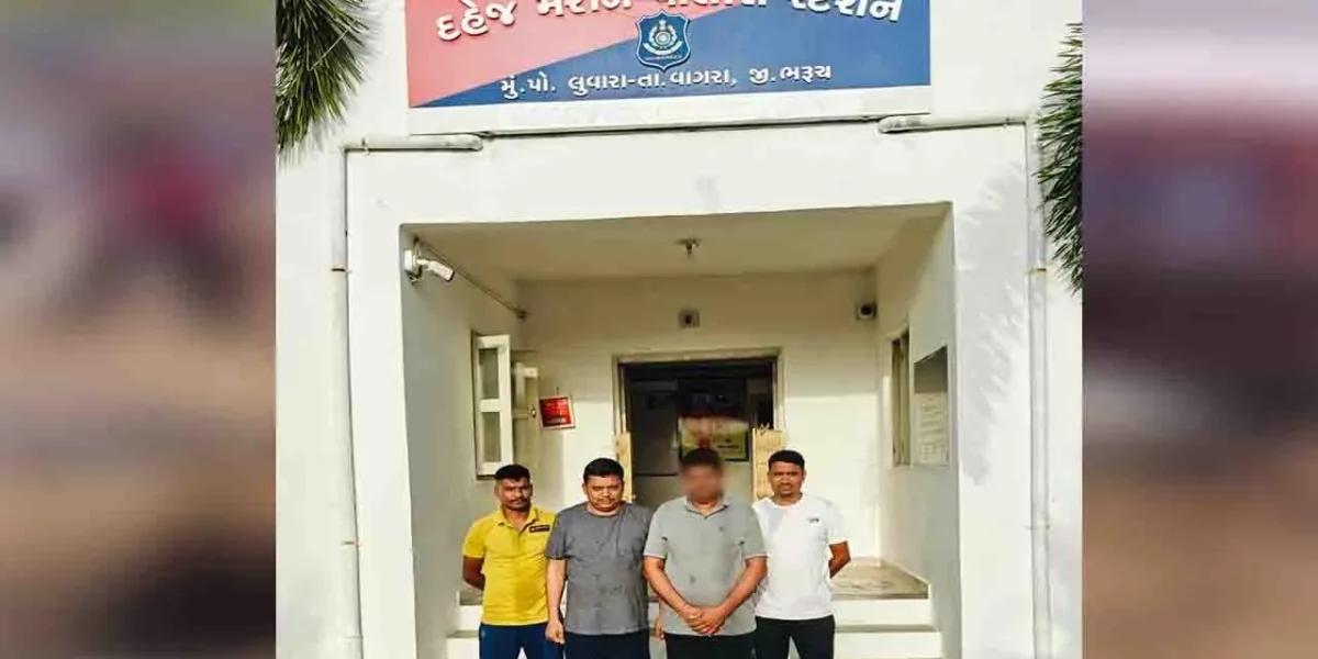 ભરૂચ: પેરોલ ફર્લો સ્ક્વોડે વિશ્વાસઘાતના ગુનામાં 5 વર્ષથી ફરાર આરોપીની રાજસ્થાનથી કરી ધરપકડ