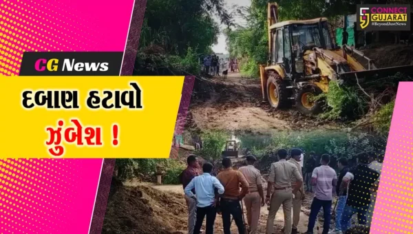 ભરૂચ: વાલિયાના 2 ગામોમાં સરકારી જમીન પર કરાયેલ દબાણો હટાવવામાં આવ્યા