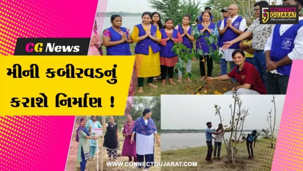 ભરૂચ: શુકલતીર્થ પાસે કડોદમાં મીની કબીરવડનું થશે નિર્માણ, મોટા પ્રમાણમાં વડના વૃક્ષનું કરાયુ રોપણ