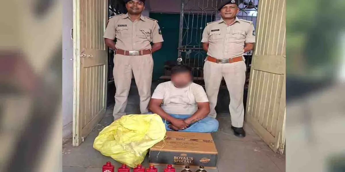 ભરૂચ: વાલિયા પોલીસે રૂંધા ગામ નજીકથી વિદેશી દારૂના જથ્થા સાથે બુટલેગરની કરી ધરપકડ