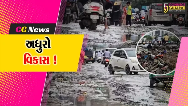 ભરૂચ: ઝાડેશ્વર ચોકડીથી તવરાને જોડતા માર્ગની કામગીરી અધૂરી, વાહનચાલકો પરેશાન