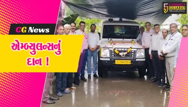 ભરૂચ: સેવાયજ્ઞ સમિતિને પાનોલીની સોલવે સ્પેશિયાલિટી કંપની દ્વારા એમબ્યુલન્સ દાનમાં આપવામાં આવી