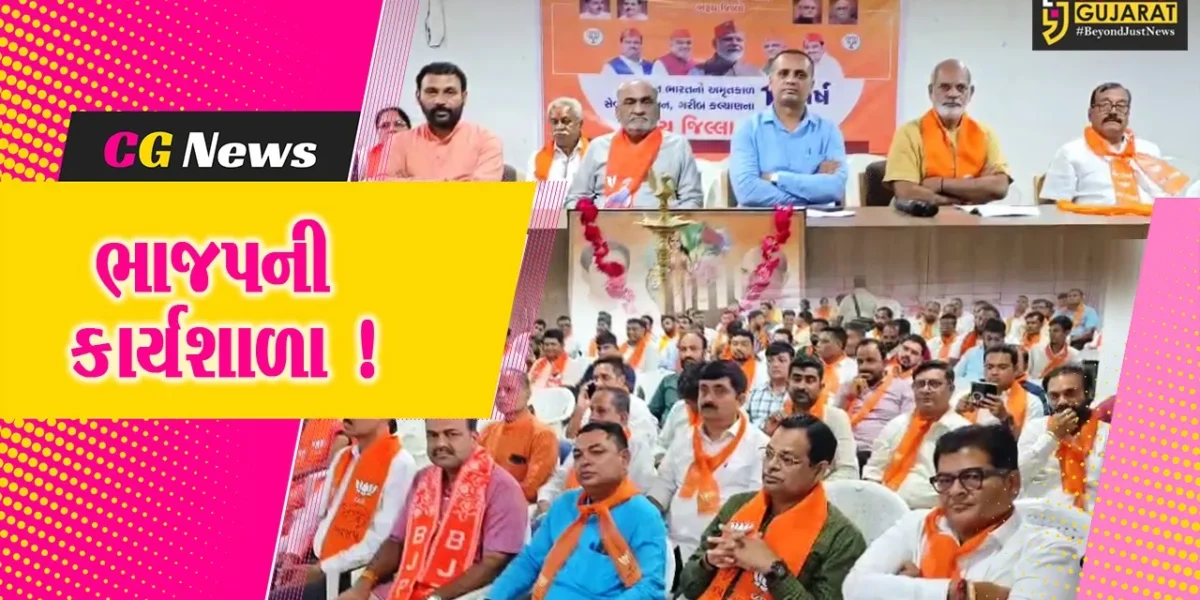 ભરૂચ: મોદી સરકારના 11 વર્ષ પૂર્ણ થતા ભાજપ દ્વારા કાર્યશાળાનું આયોજન, સરકારની સિદ્ધિઓ વર્ણવાય