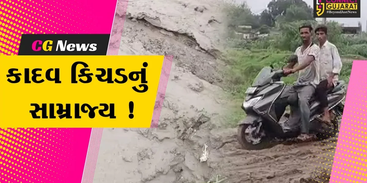 ભરૂચ: જંબુસરના મહાપુરા ગામે રેલવેની કામગીરીના કારણે કાદવ કીચડનું સામ્રાજ્ય, ગ્રામજનોને હાલાકી