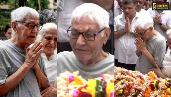 પાયલોટ સુમિત સભરવાલના 90 વર્ષીય પિતા તેમને અંતિમ વિદાય આપતી વખતે ખૂબ રડી પડ્યા, વિમાન દુર્ઘટનામાં પોતાનો જીવ ગુમાવ્યો હતો.