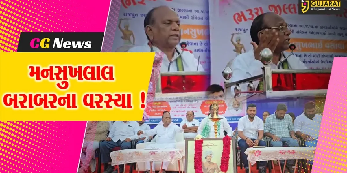 ભરૂચ: મનસુખ વસાવાએ પોલીસને કહ્યું “હવે આદિવાસીઓને છંછેડશો નહીં”, આડકતરી રીતે BJPના નેતાઓને પણ આડેહાથ લીધા