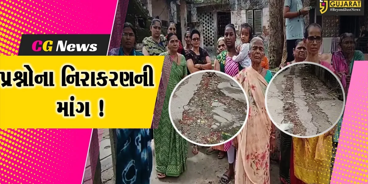 ભરૂચ: સોમનાથ ટેકરા વિસ્તારમાં બિસ્માર માર્ગ અને ગંદકીથી રહીશો ત્રાહિમામ, તંત્ર સામે વ્યક્ત કર્યો રોષ