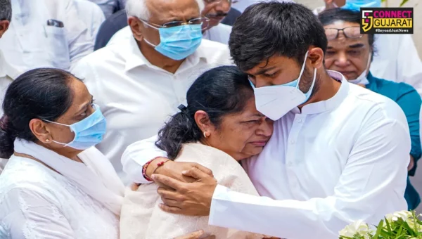 ભીની આંખો સાથે વિદાય… વિજય રૂપાણીના અંતિમ દર્શન માટે રાજકોટના રસ્તાઓ પર ભીડ ઉમટી પડી