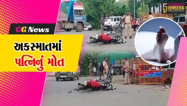 અંકલેશ્વર: વાલિયા ચાર રસ્તા પર 2 બાઈક સામ સામે ભટકાય, પત્નિનું મોત-પતિ સહિત 2 લોકોને ઇજા