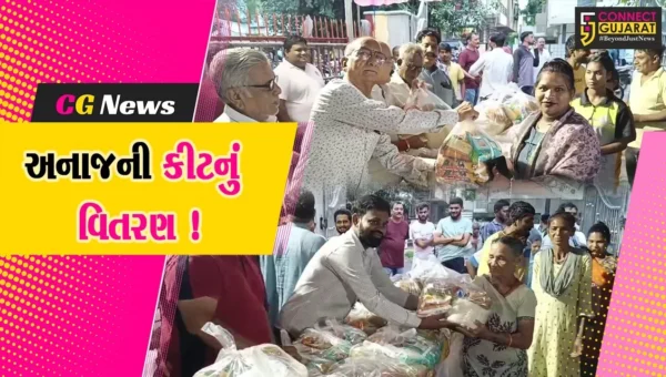 અંકલેશ્વર: ભડકોદ્રા ગામે શીતળા સાતમ નિમિત્તે આદિવાસી સમાજના 180 પરિવારોને અનાજની કીટનું કરાયુ વિતરણ