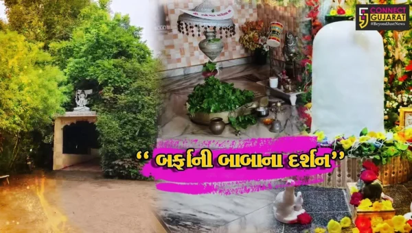 ભરૂચ : શિયાલીના જ્ઞાનયોગ દર્શન આશ્રમમાં શ્રાવણ માસ નિમિતે  બર્ફાની બાબાના દર્શન કરતા શ્રદ્ધાળુઓ