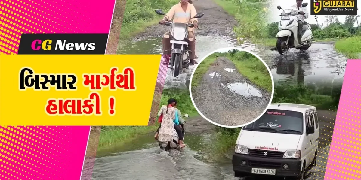 ભરૂચ: વાલિયાના મેરા-જોલી ગામને જોડતો માર્ગ અત્યંત બિસ્માર હાલતમાં, ગ્રામજનોને હાલાકી