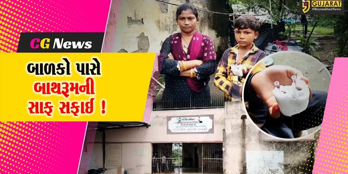 ભરૂચ: ઝઘડિયાના તવડી ગામની શાળામાં બાળકો પાસે બાથરૂમની સાફસફાઈ કરાવાય, વિદ્યાર્થીને હેન્ડપંપ વાગતા ઇજાગ્રસ્ત