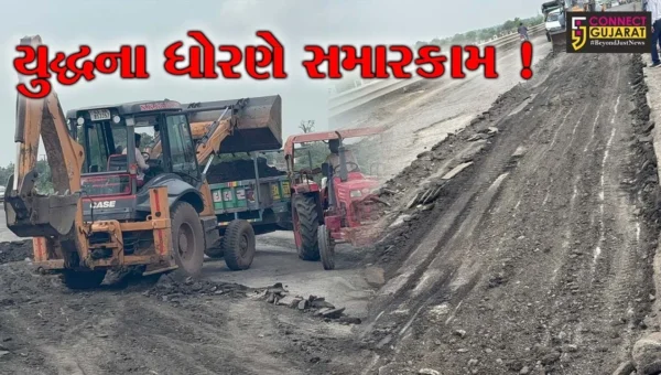 ભરૂચ: આમોદ નજીક ઢાઢર નદી પરના જર્જરીત બ્રિજનું યુદ્ધના ધોરણે સમારકામ શરૂ, કલેકટરે નિરીક્ષણ કરી આપ્યા હતા આદેશ