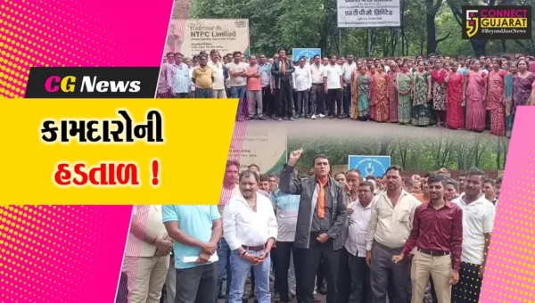 ભરૂચ: ઝનોર ખાતે આવેલ NTPC કંપનીના 300 કામદારો હડતાળ પર, પડતર પ્રશ્નોના નિરાકરણની માંગ