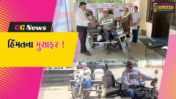 ભરૂચમાં પહોંચ્યા હિંમતના મુસાફર બી.વી. નારાયણ, ટ્રાફિક સલામતી અને અંગદાન અંગે ફેલાવી રહ્યા છે જાગૃતિ