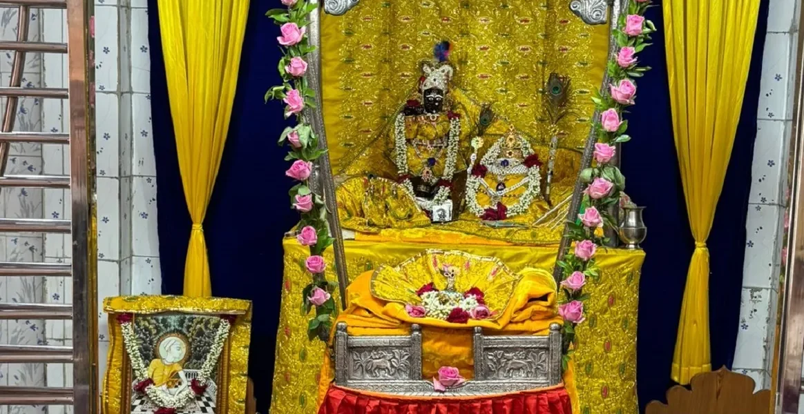 અંકલેશ્વર: પંચાયટી બજાર સ્થીત રાધાવલ્લભ મંદીરે વૃંદાવનની પરંપરા અનુસાર રાધા અષ્ટમીની ઉજવણી