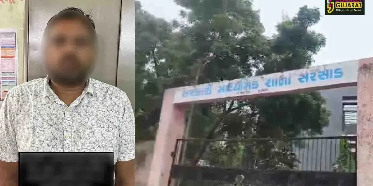 ભરૂચ: ઝઘડિયાની સરસાડ શાળાનો ઇન્ચાર્જ આચાર્ય કલ્પેશ પટેલ 31 હજારની લાંચ લેતા પકડાયો, સ્કૂલ વેન ચાલકો પાસે માંગી હતી લાંચ
