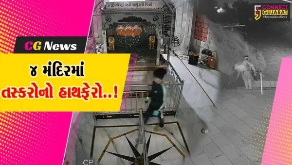 વલસાડ : પારનેરા ડુંગર પર 4 મંદિરોમાં તસ્કરોનો હાથફેરો, CCTV ફૂટેજના આધારે પોલીસે તપાસ આરંભી…
