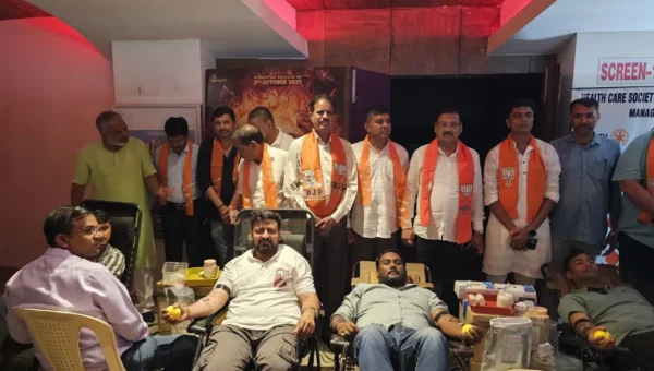 અંકલેશ્વર : ભડકોદ્રા ખાતે “નમો કે નામ રક્તદાન”શિબિર યોજાઈ,75 યુનિટ બ્લડ એકત્ર કરવામાં આવ્યું