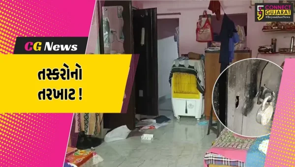 ભરૂચ: નંદેલાવની જલારામ સોસા.માં લોકો ગણેશ વિસર્જનમાં ગયા અને 2 મકાનમાં તસ્કરોએ મારી ધાપ !