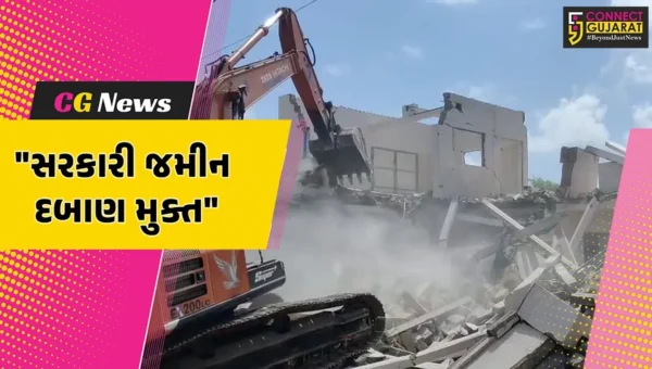 દ્વારકા : સરકારી જમીનને દબાણ મુક્ત કરવામાં આવી,બુલડોઝરની કાર્યવાહીથી દબાણકર્તાઓમાં ફફડાટ