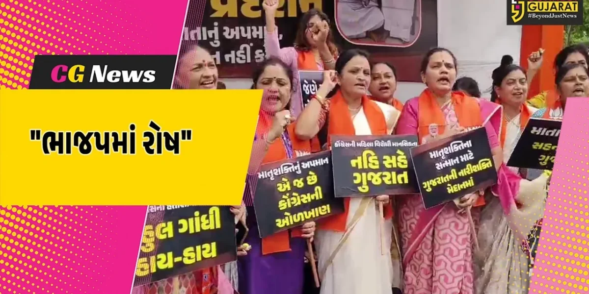સુરત : પ્રધાનમંત્રીની માતા પર અભદ્ર ટિપ્પણી બદલ ભાજપમાં રોષ, કાર્યકર્તાઓએ કોંગ્રેસ નેતા રાહુલ ગાંધીનો બોલાવ્યો હુરિયો