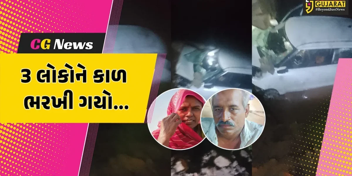 સુરેન્દ્રનગર : સરા-ધ્રાંગધ્રા રોડ પર કાર પલટી મારી જતાં એક જ પરિવારના 3 સભ્યોના ઘટનાસ્થળે મોત…